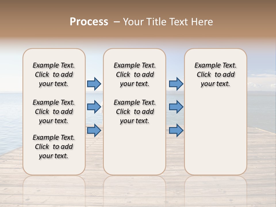 Sun Man Sunset PowerPoint Template
