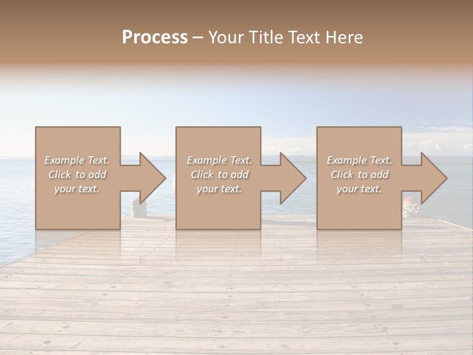 Sun Man Sunset PowerPoint Template