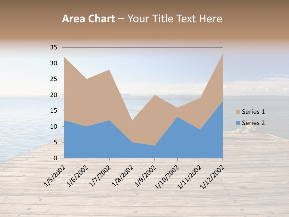 Sun Man Sunset PowerPoint Template