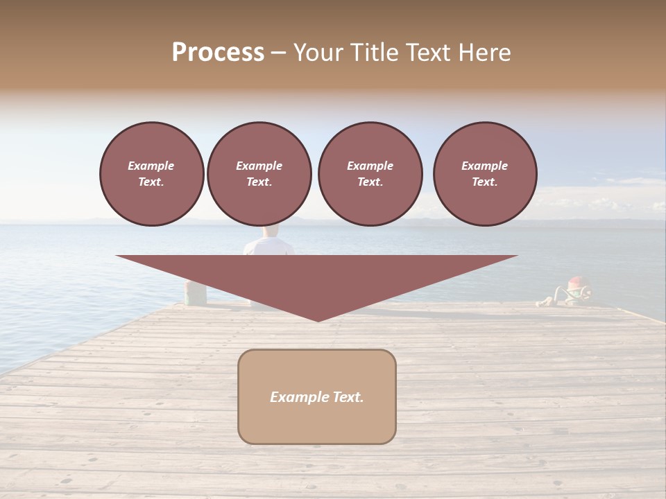 Sun Man Sunset PowerPoint Template