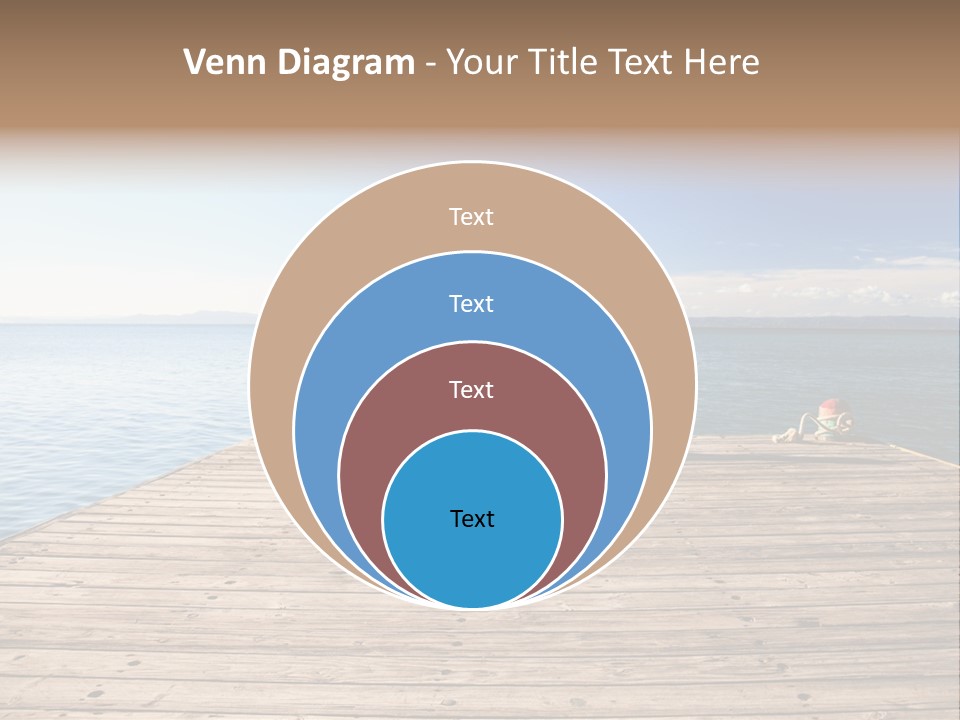 Sun Man Sunset PowerPoint Template