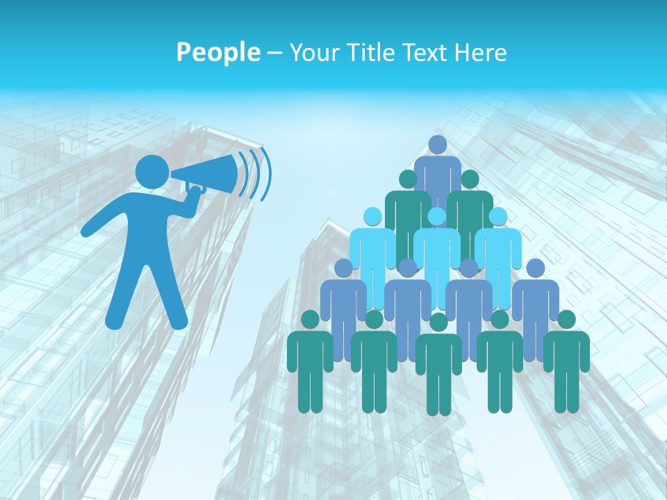 Management Figure Table PowerPoint Template