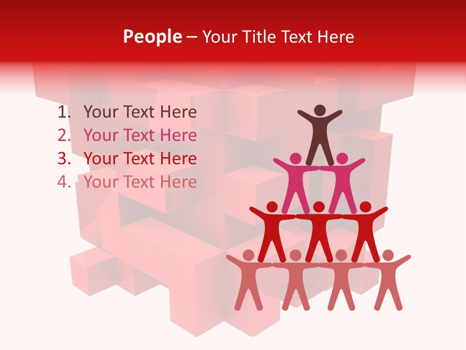 Groups Depth Beige PowerPoint Template