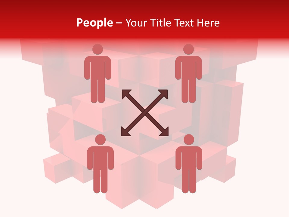 Groups Depth Beige PowerPoint Template