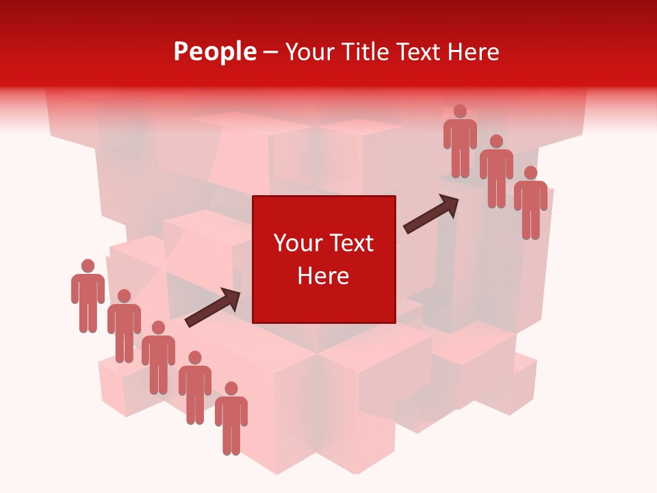 Groups Depth Beige PowerPoint Template