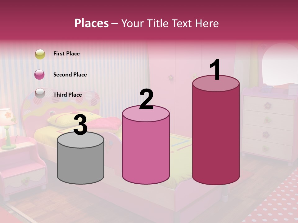 Indoors Children Stripe PowerPoint Template