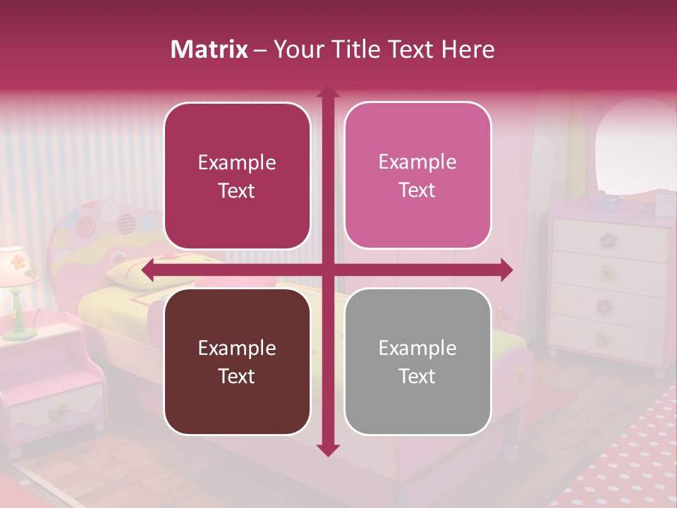 Indoors Children Stripe PowerPoint Template