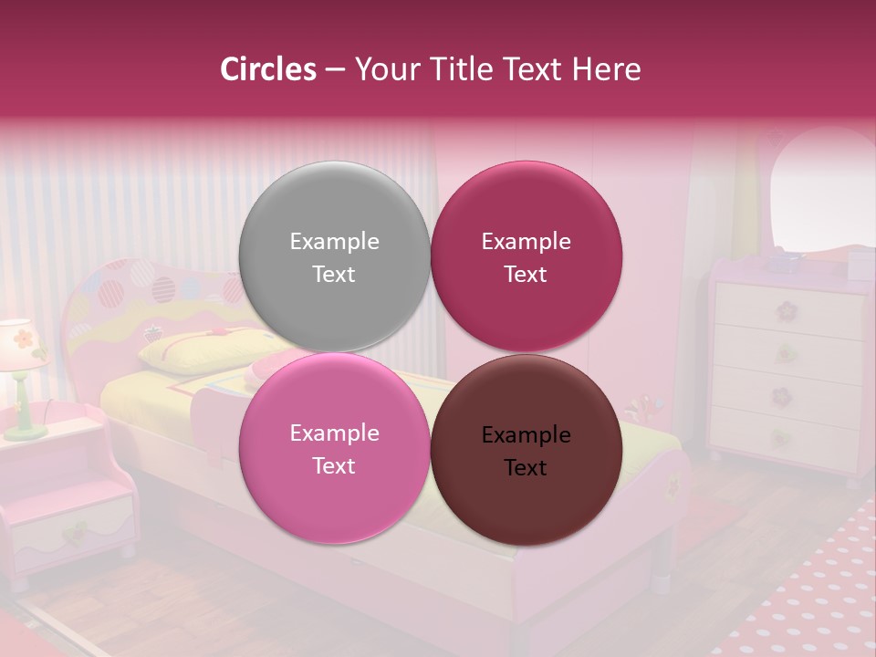 Indoors Children Stripe PowerPoint Template