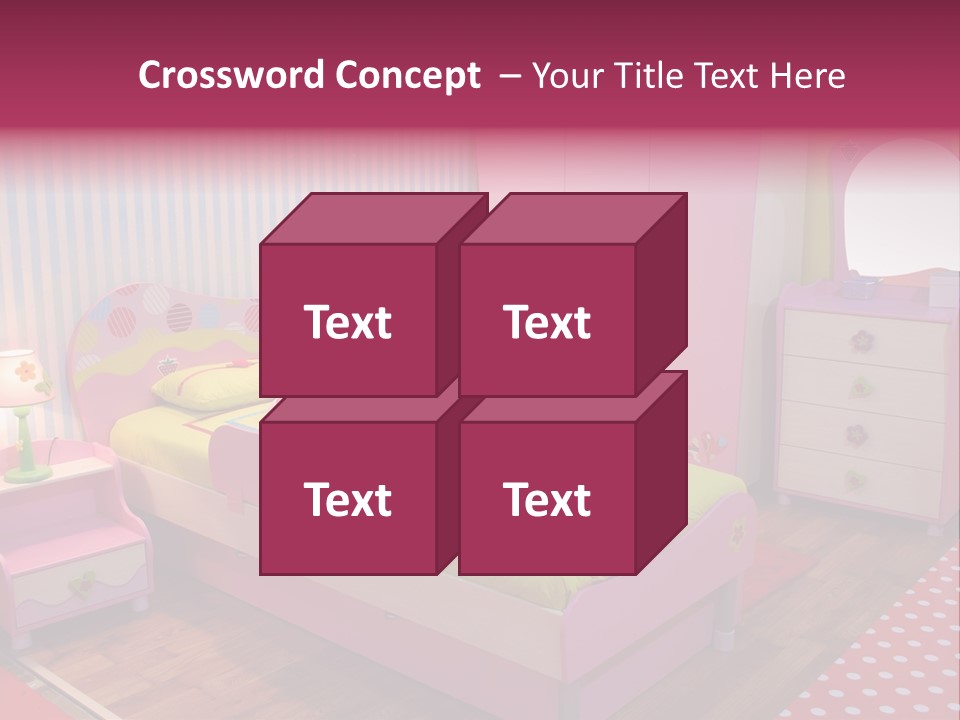 Indoors Children Stripe PowerPoint Template