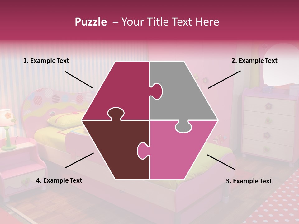 Indoors Children Stripe PowerPoint Template