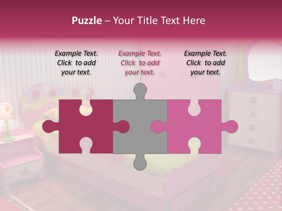 Indoors Children Stripe PowerPoint Template