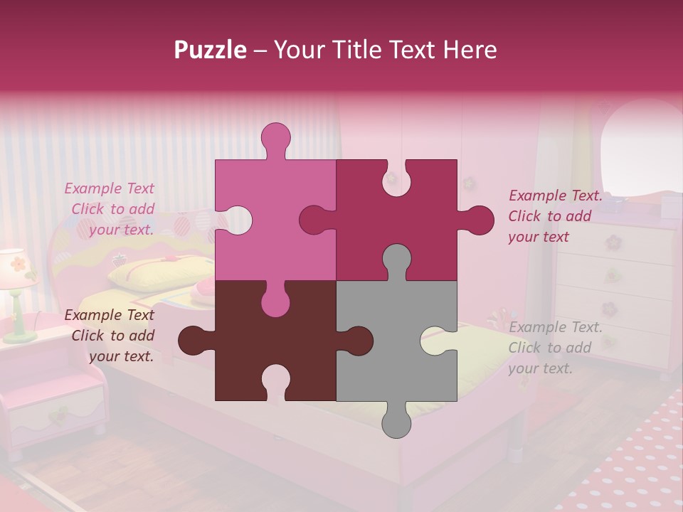 Indoors Children Stripe PowerPoint Template