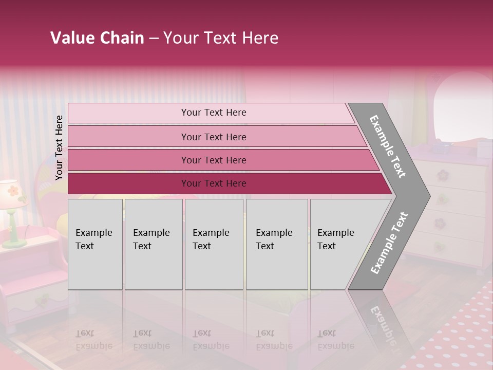 Indoors Children Stripe PowerPoint Template