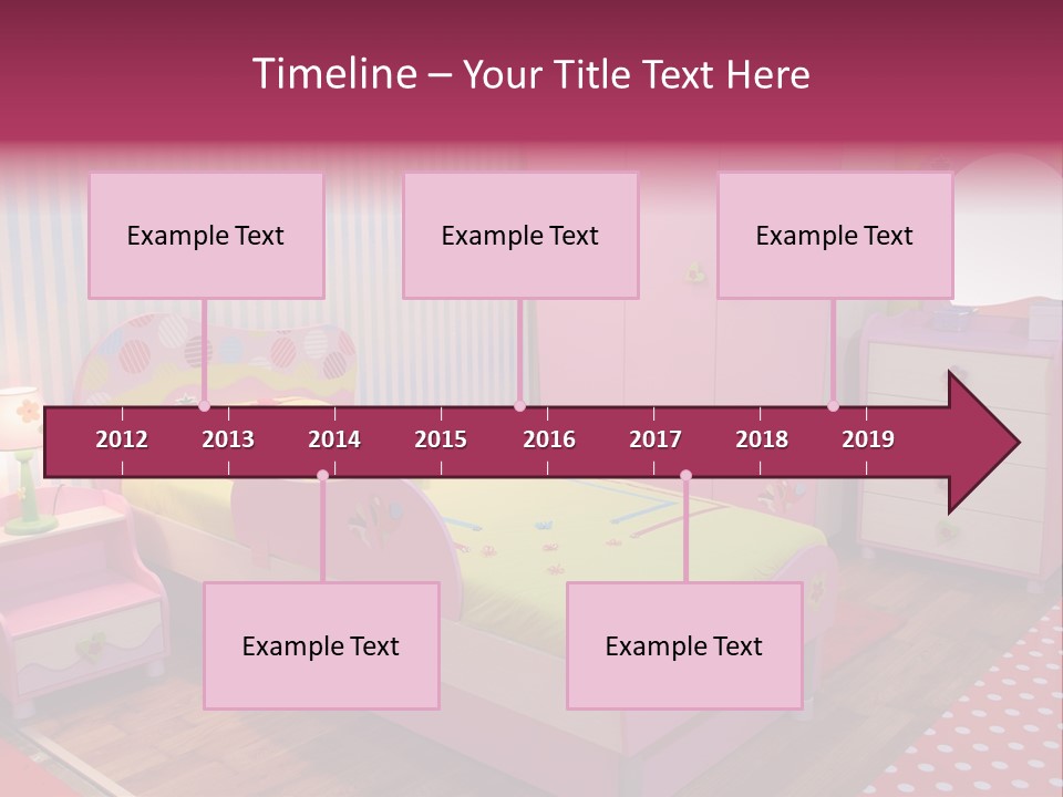Indoors Children Stripe PowerPoint Template