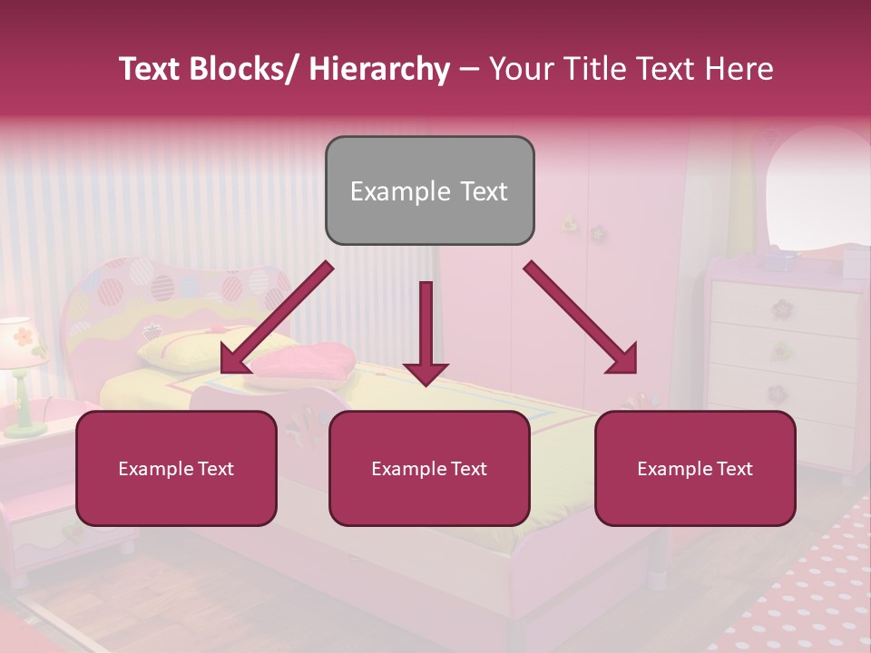Indoors Children Stripe PowerPoint Template