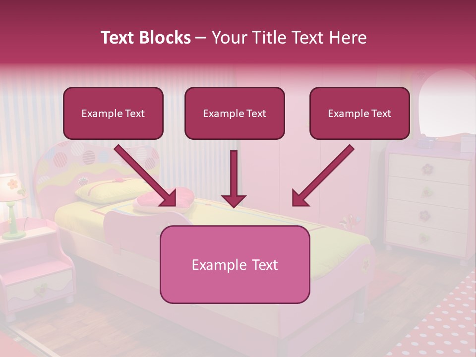 Indoors Children Stripe PowerPoint Template