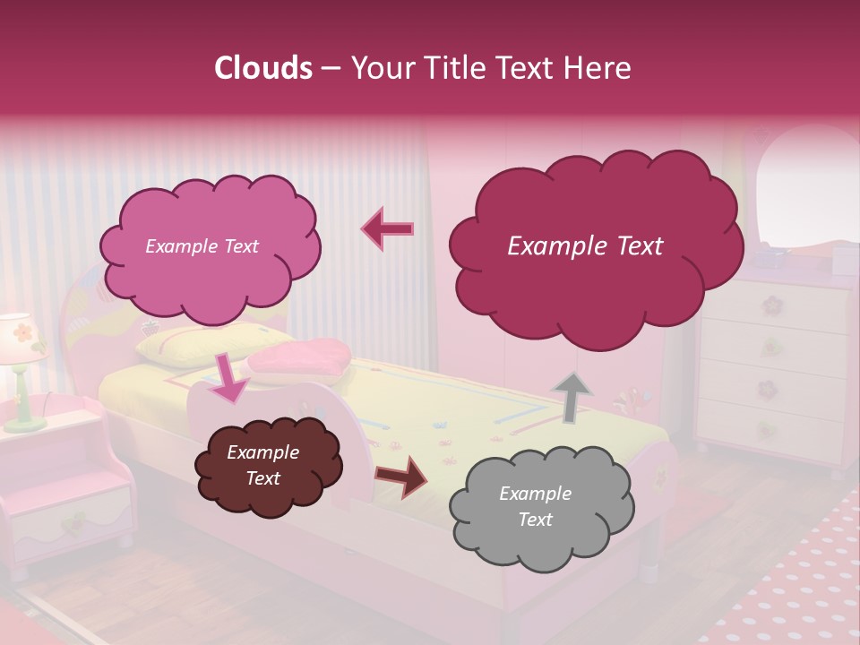 Indoors Children Stripe PowerPoint Template
