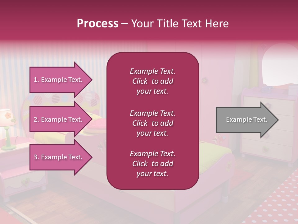 Indoors Children Stripe PowerPoint Template