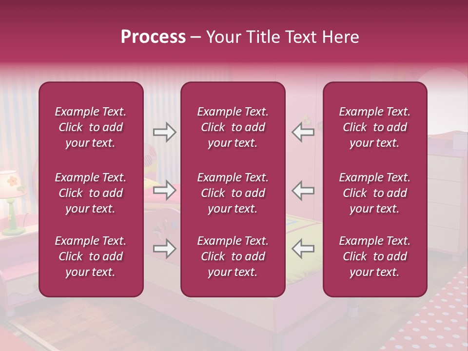 Indoors Children Stripe PowerPoint Template