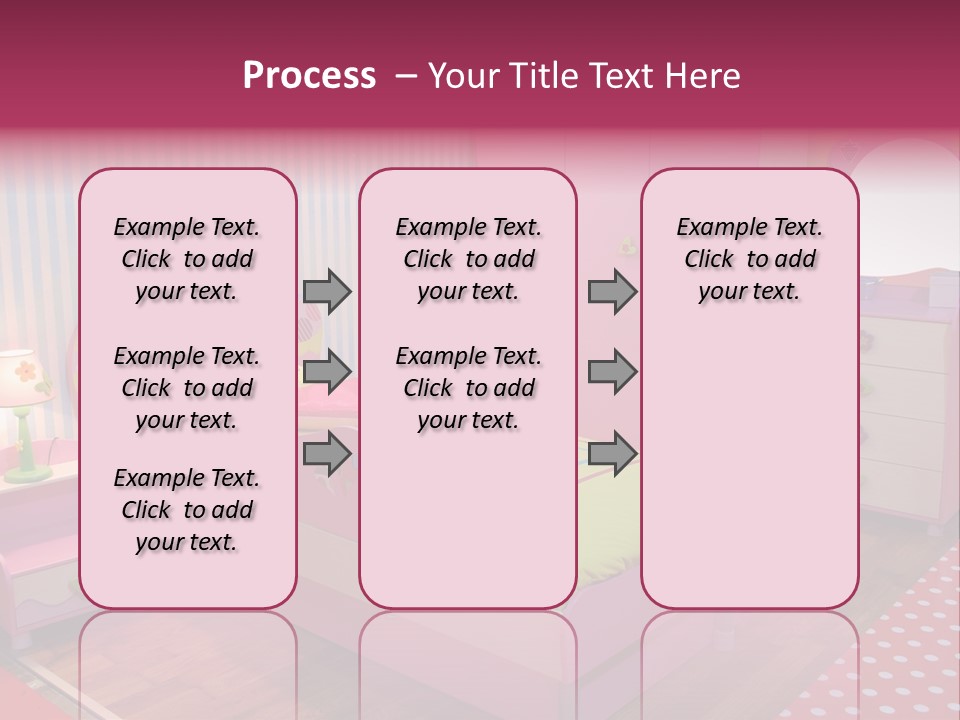 Indoors Children Stripe PowerPoint Template