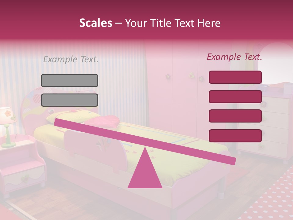 Indoors Children Stripe PowerPoint Template