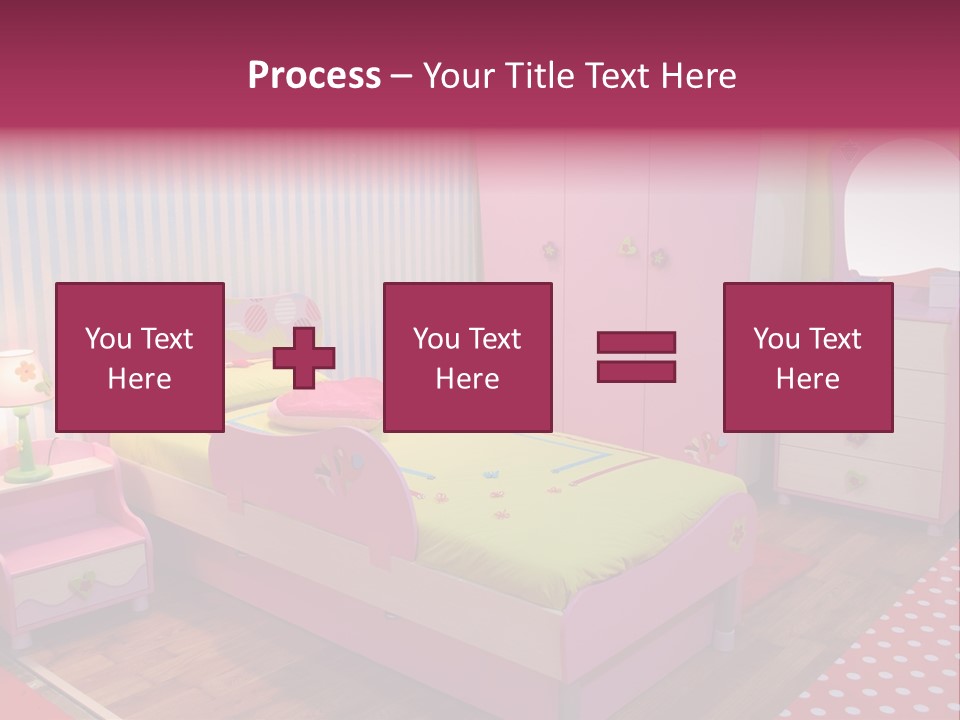 Indoors Children Stripe PowerPoint Template