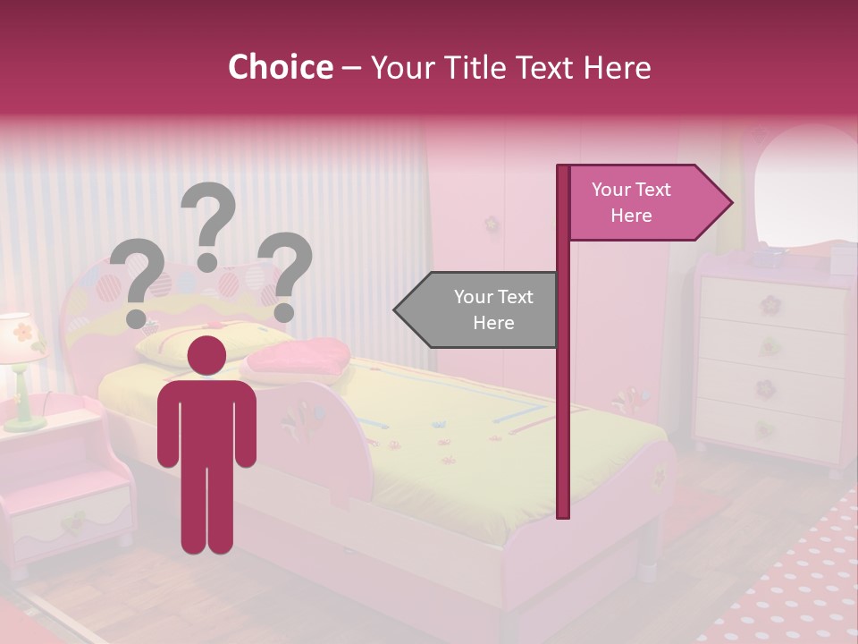 Indoors Children Stripe PowerPoint Template