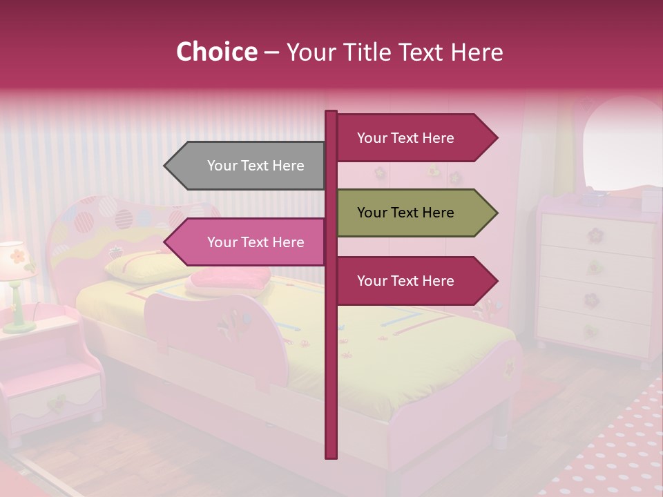 Indoors Children Stripe PowerPoint Template