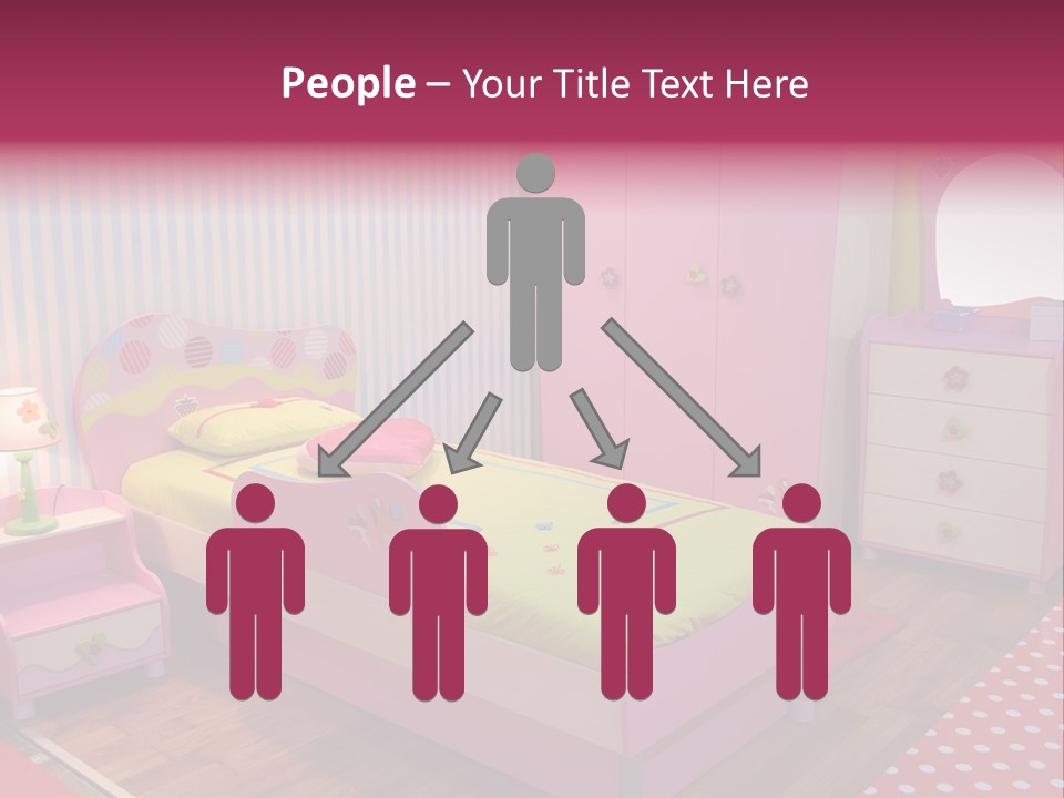 Indoors Children Stripe PowerPoint Template