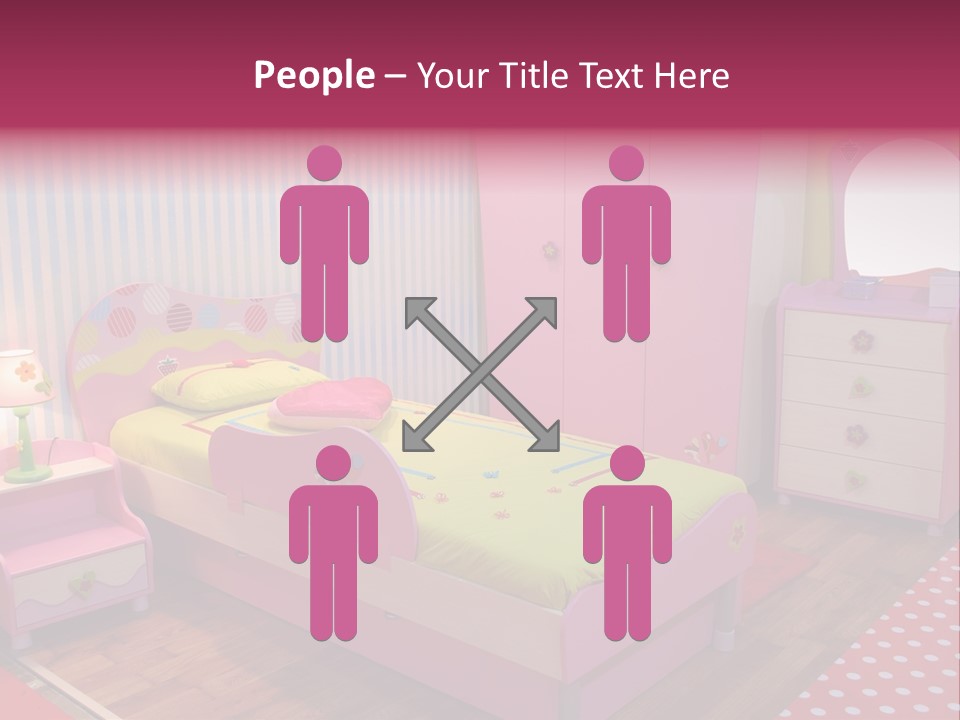 Indoors Children Stripe PowerPoint Template