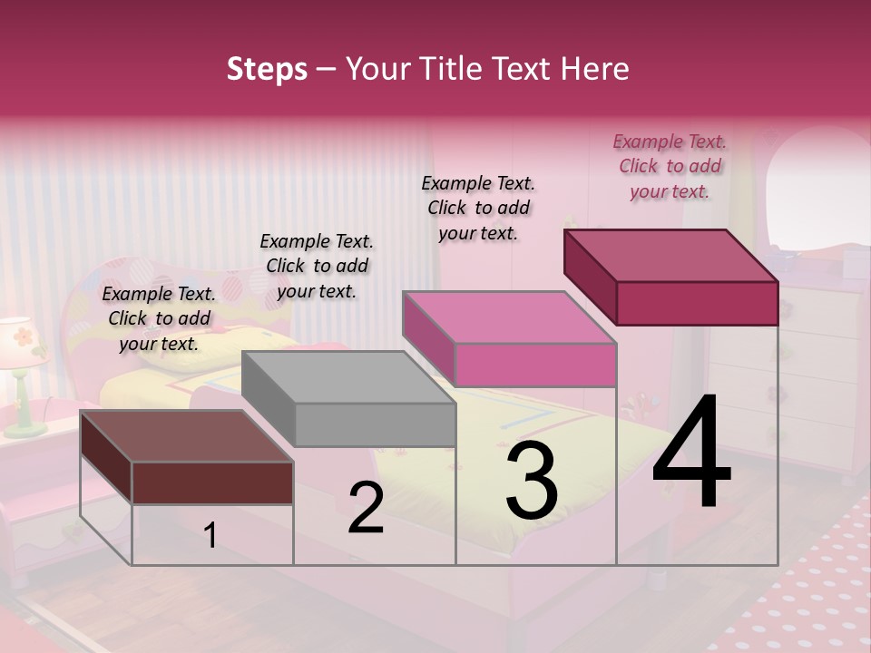 Indoors Children Stripe PowerPoint Template