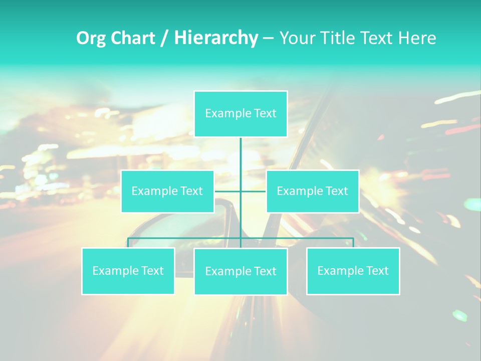 Building Blur Road PowerPoint Template