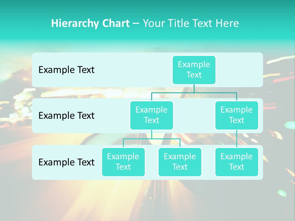 Building Blur Road PowerPoint Template