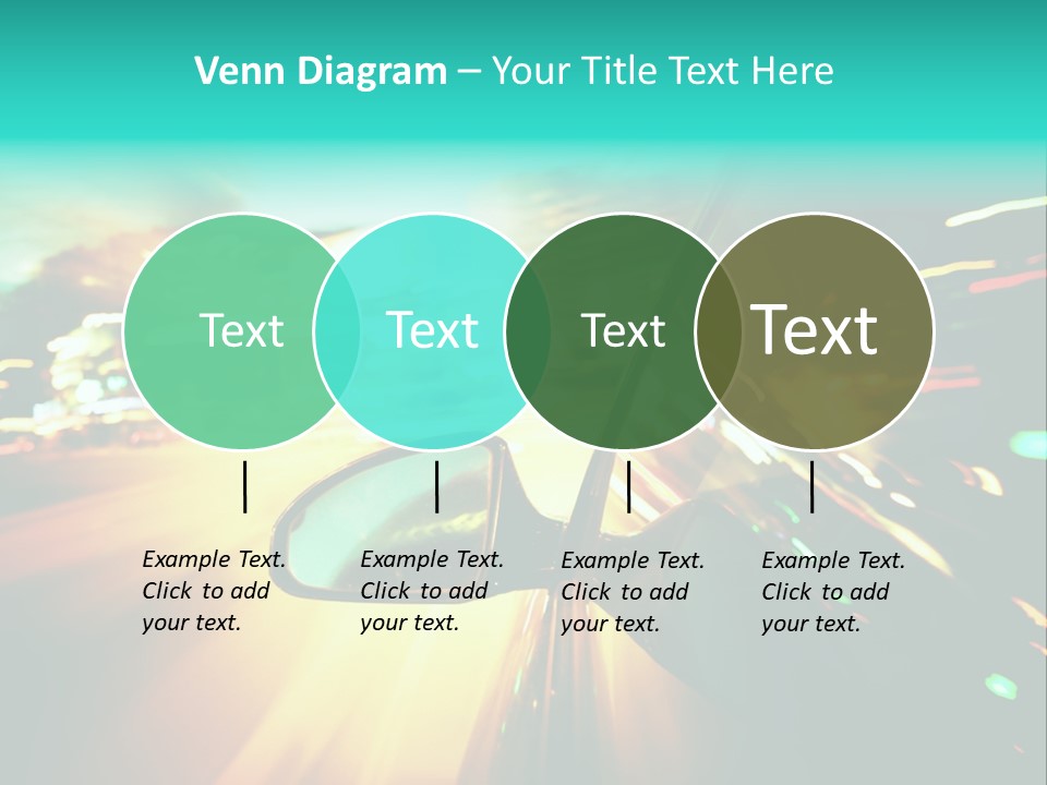 Building Blur Road PowerPoint Template