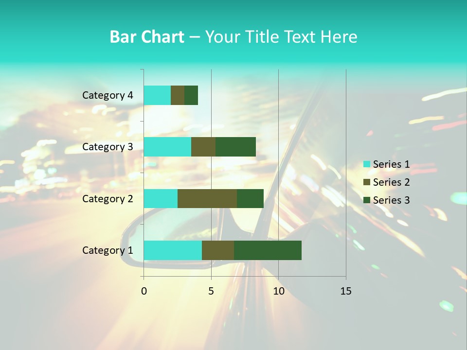 Building Blur Road PowerPoint Template