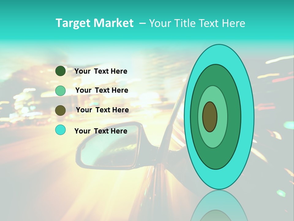 Building Blur Road PowerPoint Template