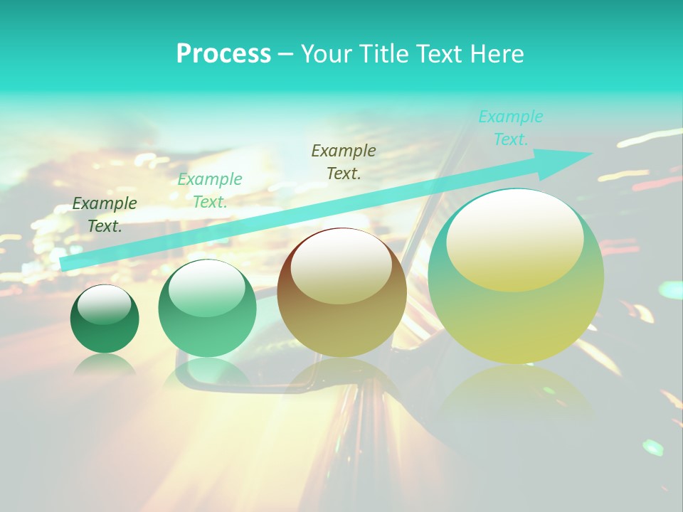 Building Blur Road PowerPoint Template
