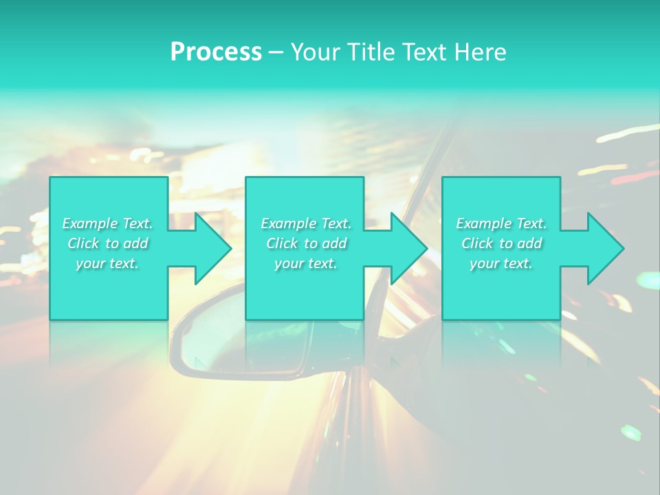 Building Blur Road PowerPoint Template