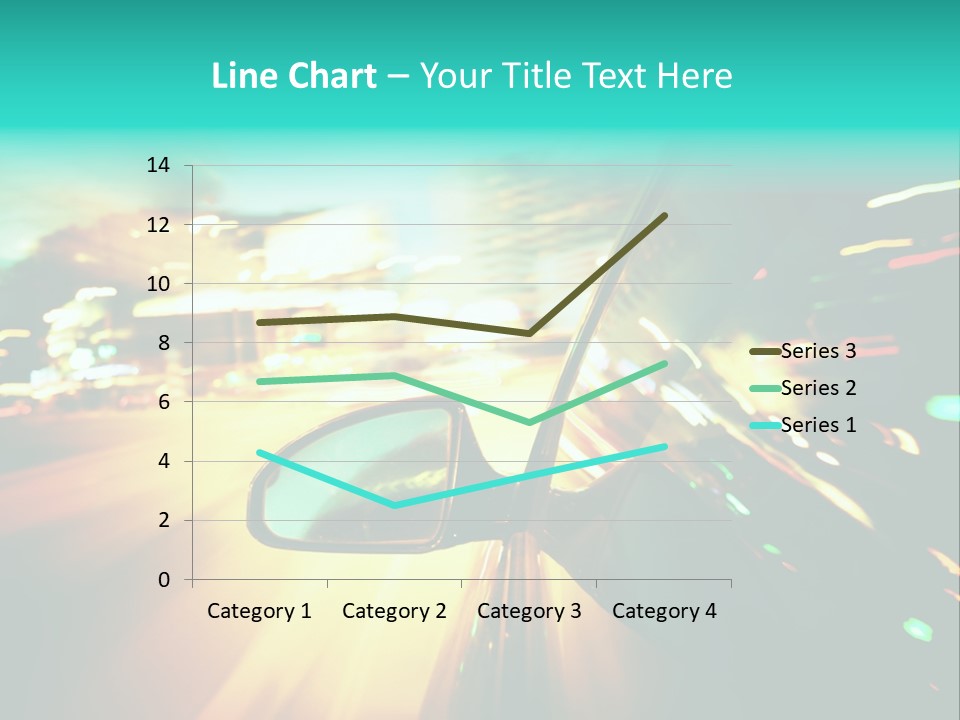 Building Blur Road PowerPoint Template