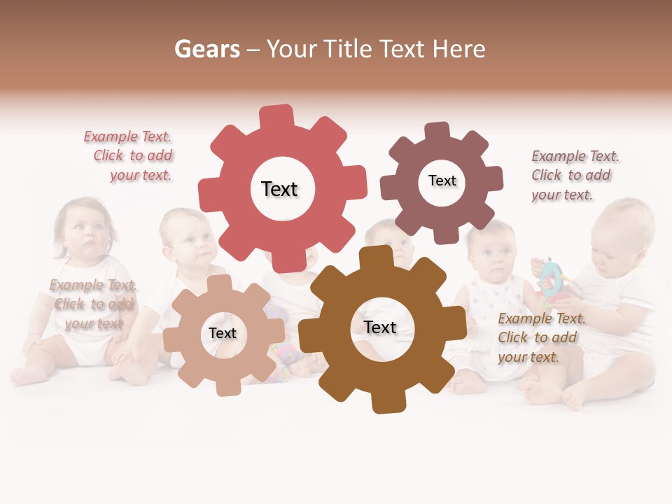 Toys Innocent Infant PowerPoint Template