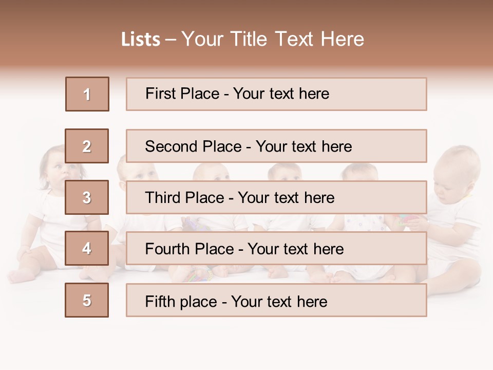 Toys Innocent Infant PowerPoint Template
