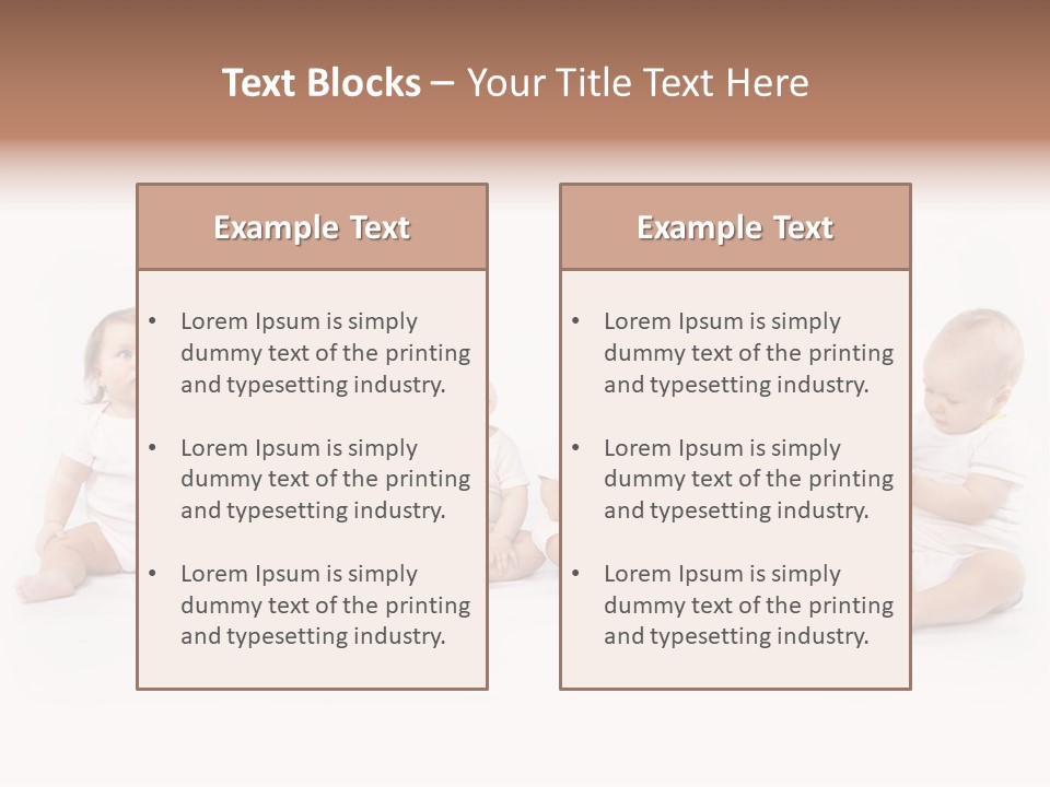 Toys Innocent Infant PowerPoint Template