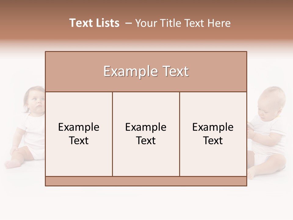 Toys Innocent Infant PowerPoint Template