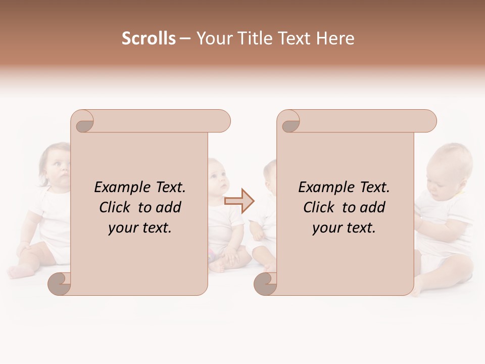 Toys Innocent Infant PowerPoint Template