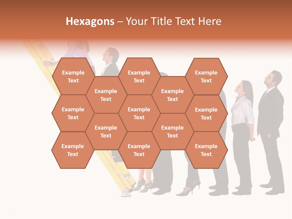 Ladder Females Corporate PowerPoint Template