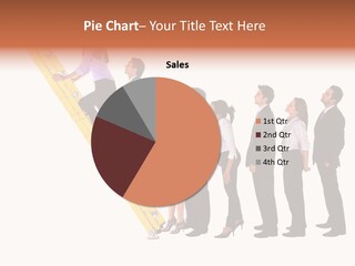 Ladder Females Corporate PowerPoint Template