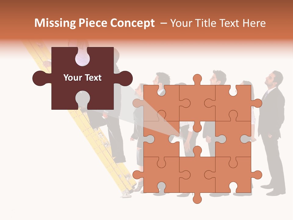 Ladder Females Corporate PowerPoint Template