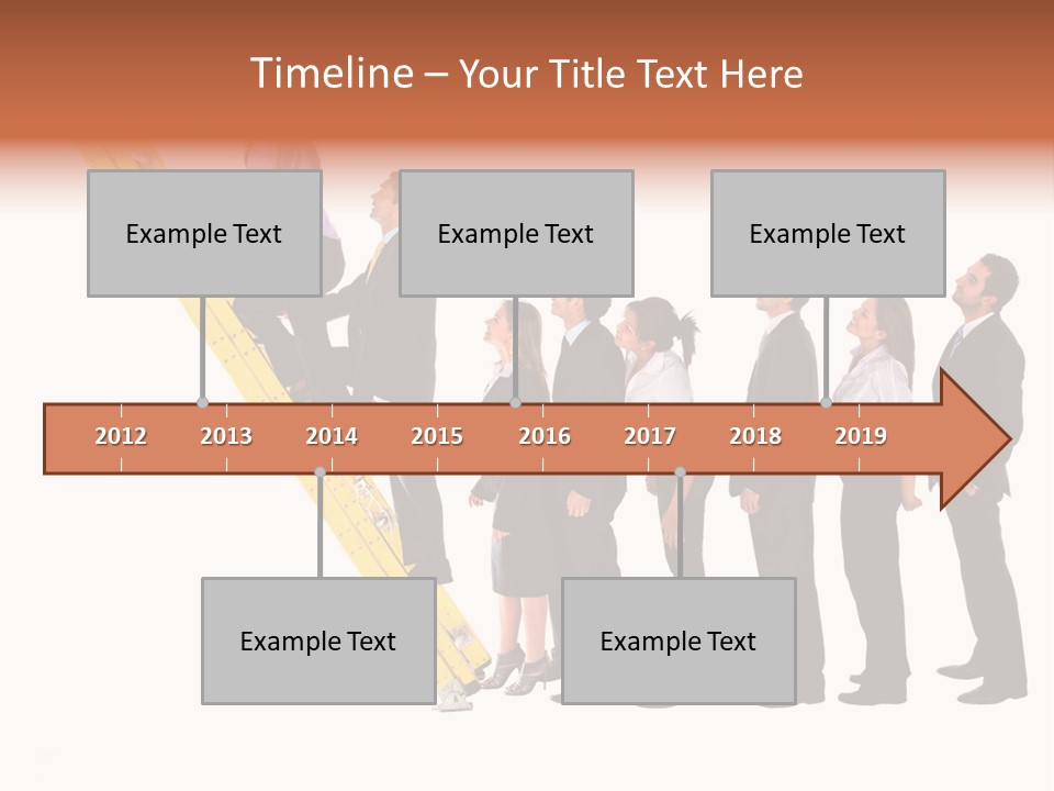 Ladder Females Corporate PowerPoint Template