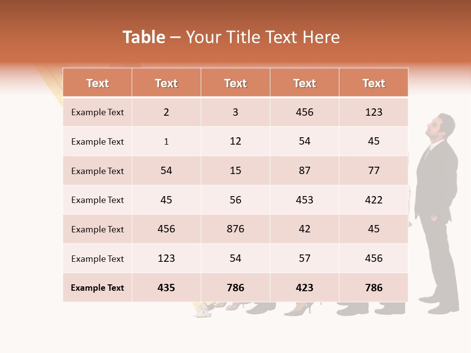 Ladder Females Corporate PowerPoint Template