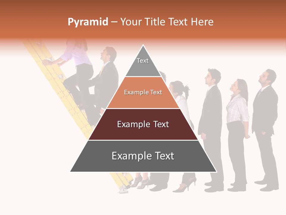 Ladder Females Corporate PowerPoint Template